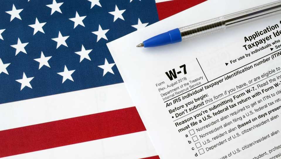 W7 Form for ITIN
